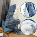 Shark Blanket Super Soft Flannel Wearable Shark Onesie Hoodie, Warm Cozy Sleeping Bag Animal Costume Pajamas (Medium)