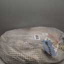 LifeTB Tan Gingham Comforter Set Full Modern Style Beige Plaid Comforter Set 3 Pieces Soft Fluffy Grid Checkered Pattern Comforter with 2 Pillowcases Farmhouse Gingham Bedding Comforter Full (Full (79"x90"))