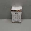 Acacia Wood Salt and Pepper Grinder Set with Base - Adjustable Ceramic Rotor Manual Pepper Mill and Salt Shaker - Refillable Wooden Spice Grinders for Kitchen Cooking, Farmhouse Decor & Gifts