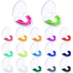 6 Pack Kids Youth Mouth Guard for Sports, Boys Girls Mouth Guard with Case for Football Lacrosse Basketball Boxing Soccer Taekwondo Mma Karate