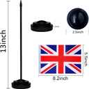 TSMD 50 Countries International World Desk Flags Set Small Mini Office Table Stick Flag with Stand Base,5x8 Inch
