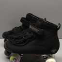 Bont Parkstar Vegan Black Suede Professional Roller Skates for Park Ramps Bowls Street - Rollerskates for Outdoor and Indoor Skating. Size 11 EU 46