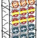 K Cups Holder,Coffee Pod Holder,Coffee Pod Organizer for Coffee Bar, Cunter, Home or Office Kitchen Counter Organizer (Capacity of 30 Pods, Brown)