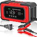 Car Battery Charger - 12V 6A Fully-Automatic Smart Battery Charger, Battery Maintainer Trickle Charger, Battery Desulfator and Repair with Temperature Compensation for Lead Acid AGM Battery Charging