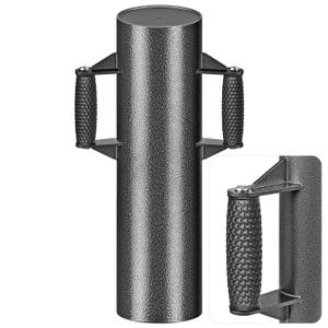 Enhance Fence Post Driver with Anti-Slip Handles T Post Driver, Heavy Duty Steel Post Driver Pounder Hammer for Metal Fence Posts, T Posts, U-Channels (6''DIA-23''L-24LB)