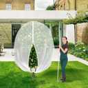 2 Pcs Fruit Tree Netting with Zipper & Drawstring, 8.2 x 6.5 Ft Garden Bird Netting Plant Cover, Blueberry Tomato Insect Bird Barrier Tree Net Protection Cover for Protecting Plants Vegetables Fruits