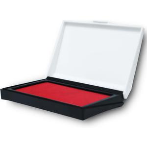 Red Ink Stamp Pad 2.75" x 3.93", Ink Paste Used for Office, Home, Crafting, DIY (Red)