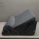 Bedluxe 3Pcs Orthopedic Bed Wedge Pillow Set, Foam Wedge Pillow Post Surgery for Back, Leg and Knee Support, Adjustable 9&12 Inch Folding Triangle Pillow for Sleeping, Acid Reflux, Snoring, Velvet