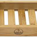 Palm Naki Bamboo Bathtub Tray - Premium Bath Caddy, Bathroom Accessory Tray for Bathtub, Slip Resistant, Eco Friendly Bath Caddy