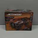 Jetwood 1/16 Fast Brushless RC Car for Adults, Max 42 mMph High Speed RTR Remote Control Car, Electric RC Truck with Oil-Filled Shocks, Offroad All Terrian RC Buggy JC16EP with 2 Lipo Batteries (Mars Red)