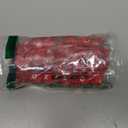 Tupalizy 12mm Silicone Letter Beads A-Z Square Alphabet Beads Cube Charms for Bracelets Keychains Necklaces Lanyards Jewelry Making Pens DIY Stringing Crafts Pojects Party Favors Gifts,78PCS,Red