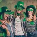 178Pcs St. Patricks Day Accessories Dressing-up Party Favors Set Shamrock Shutter Shades Glasses Necklaces Temporary Tattoos Mustache Coins for St Patricks Day Decorations Party Supplies