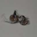 OUTXE Wreath Hanger for Front Door, Upgraded Suction Cup Reef Hook for Glass Window/Over Door, Christmas/Thanksgiving/Halloween/July 4th/Easter/Valentine/Spring/Summer/Fall (Walnut, 2-Pack)