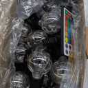 Ollny Christmas Lights 30FT 30Bulbs, RGBW Color Changing Outdoor Light, Plug in Remote Waterproof Shatterproof Timers G40 String Lights for Patio Balcony Porch Camping Deck Yard