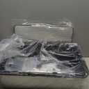 Stainless Steel Cat Litter Box with Lid, Extra Large, Great for Large & Small Cats, Easy to Clean, Anti-Leakage, Non-Sticky, Multifunctional 2 in-1 Metal Cat Litter Box - Black