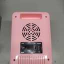 Pink Fridge with Mirror, 4L Fridge