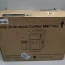 Fully Automatic Espresso Machine, 19 Bar Coffee Maker with Integrated Grinder, Touch Screen Espresso Machine with 15 Grind Settings, Self-Cleaning Coffee Maker for Latte, Cappuccino (Black) 