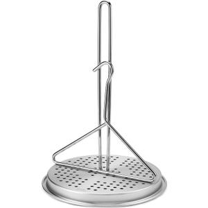 Turkey Chicken Fryer Poultry Rack Set Deep Frying Rack and Handle lifter Hook Stainless Steel Vertical Chicken Roaster Stand, Heavy Duty Aluminum Roasting Drip Pan (Style A)