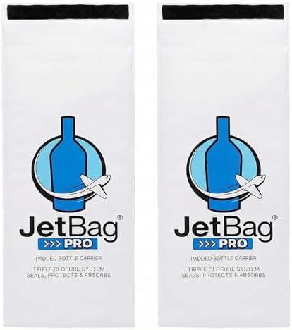 JetBag PRO Protective & Absorbent Bag - Triple Layer, Triple Seal, Absorbs 750 ml - (2 Pack, Bold Design) - Professional