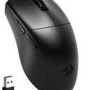 Redragon Wireless Gaming Mouse, 54G Lightweight, Tri-Mode 2.4G/USB C Wired/Bluetooth, Black PC Gaming Mice for Computer Laptop Mac Windows, Max 128000 DPI, 1K Polling, 6 Programmable Buttons, M821