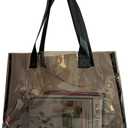 Clear Large Tote Bag - Versatile, Waterproof, Stain Resistant, Transparent Shoulder Tote Bag for Work (Grey1)