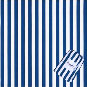 Handy Beach Picnic Blanket 7' X 7' Extra Large, Sandproof, Windproof, Waterproof, Hole for Beach Umbrella, Corner Sand Pockets, Full XL