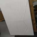 GAIDUOMAI Large Abstract Wall Decor White Line Wall Art Textured Minimalist Poster Contemporary Wall Painting for Living Room Office Bedroom 29"x 58" Hallway Decor