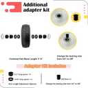 2-Pack 15x6.00-6 Lawn Mower Tire and wheel with truf tread and 3" -6'' Centered Hub, 3/4" or 5/8'' Bushings, Front Tire Assembly Replacement for Craftsman Riding Mowers John Deere Mowers