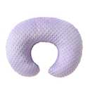 Nursing Pillow Cover Breastfeeding Pillow Cases Plush Dot Slipcover (Orchid)