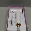 Mini Hair Dryer, 4-Temp High Speed Ionic Hair Dryer, 2-Speed Lightweight Portable Small Hair Dryers, 110,000 RPM Hair Blow Dryer Travel Blow Dryer with Self-Cleaning Styler & Advanced Protection (White)