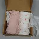 2-Pack Organic Baby Sleep Sacks, 100% Cotton - Soft & Breathable 0.5TOG Baby Wearable Blanket, Toddler Sleeping Sack 0-6 months, Easy to Wear Transitional Swaddles for Newborns (Butterflies, S)