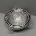 3-Piece Stainless Steel Mixing Bowls Set, 1.45, 2.22 & 3.38 Qt with Measurement Marks, Food Grade 304, Dishwasher Safe & Stackable for Baking, Tossing Salads, and Meal Prep for Your Kitchen