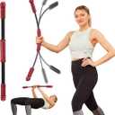 HOTWAVE Elastic Fitness Bar, Shoulder,Core Strength Training Equipment
Patented Bar for Full Body Cardio, Muscle Tone & Fat Burn. Polymer Build, Safe & Durable. Rehab, Postpartum, All Ages.
