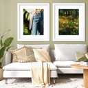 VNVNK 20x24 Frame White, Perfect for 20x24 Inch Picture without Mat or 16x20 Inch Picture with Mat, Home Wall Decor Picture Frame-1 PCS