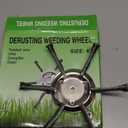 Steel Wire Grass Trimmer Head, Upgrade Bold 2.3 Times Prevent Breaking Steel Wire Weed Eater Head, for Low-Power Lithium Battery Weed Trimmers, 6 Inch Wire Weed Trimmer HeadLow Power 6 Blade