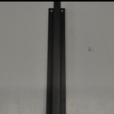 Adonai Hardware 12.50" "Bedaiah Hand-Forged Iron Door Pull with Back Plate - Matte Black