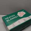 Electric Blanket Queen Size Dual Control - Washable Heated Blanket Queen with 5 Heat Settings, 10 Hrs Auto Off, ETL Certified, Flannel Sherpa Heating Blankets 84" x 90" White