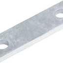 10 Pack 4" U Bolt Plates, 2‑9/16" Hole Center