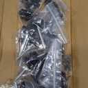 45 Sets(135PCS) M4 M6 M8 Star Knobs Male Thread Clamping Knob Screw Hand Tightening Knob Quick Removal Replacement Parts with 304 Stainless Steel Hex Nuts and Flat Washers Assortment Kit