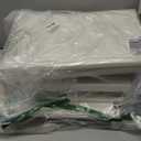 Clear Storage Bin with Lid 3 Pack Stackable & Sturdy Plastic Multifunctional Folding Storage Bins for Bedroom, Living Room, Study,Room, 23 QT Folding Box with Magnetic Door (White)