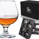 Glsairy Cute Shot Glasses Small Brandy Snifters Set of 8 | Cognac Glasses | Port Glasses | Tequila Glasses(1.75 oz | 50ml)