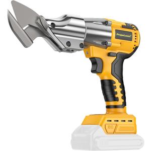 Cordless Metal Shears for Dewalt 20V Max - 14GA Steel Metal Cutter, 360° Pivoting Head, 400Nm Torque Cutting Stainless Sheet, Iron, Carpet, Leather, Cardboard(NO Battery)
