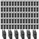 100Pcs Oscillating Tool Blades Professional Universal Oscillating Saw Blades Wood Multitool Blades Compatible with Dewalt, Milwaukee, Ryobi, Rockwell, Bosch