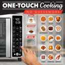 Gourmia French Door Air Fryer 25 Qt Large Capacity Convection Oven, Fryfroce 360, Digital Display with 17 Cooking Presets, Bake, Toast, Roast, Dehydrate, Fits 12 Pizza