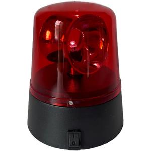 LED Strobe Light, 360 Degree Disco Party Rotating Lamp DJ Flashing Stage Lights, Emergency Police Car Beacon Siren Strobe Light with Switch Control for DJ Show Bar (Red)