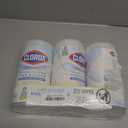 Clorox Free & Clear Cleaning Wipes, Light Lemon Scent, 75 Count, Pack of 3