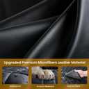 Pecute Heavy-Duty Dog Car Seat & Back Seat Extender Hard PVC Support for Large Dogs up to 330 lbs  Cars, SUVs & Trucks  Scratch-Resistant Sofa Leather & Breathable Mesh for Safe, Stable Road Trips