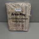 LIVEBOX Washable Rug 2x3 Kitchen Mats for Floor Entryway, Non Slip Front Door Mat for Bathroom Hallway, Boho Low-Pile Small Carpet Farmhouse Throw Indoor Rugs for Bath Sink, Tan