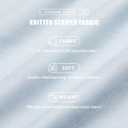 ZVX Men's Stripe Short Sleeve T-Shirt Mens Classic Casual Stripe Loose Shirts (Green, M)