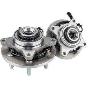 KAX 515046 Front Wheel Bearing and Hub Assembly Replacement for Ford F-150 2004-2005, Ford F-150 Heritage 2004,2pcs Wheel Bearing W/ABS 6 Lugs